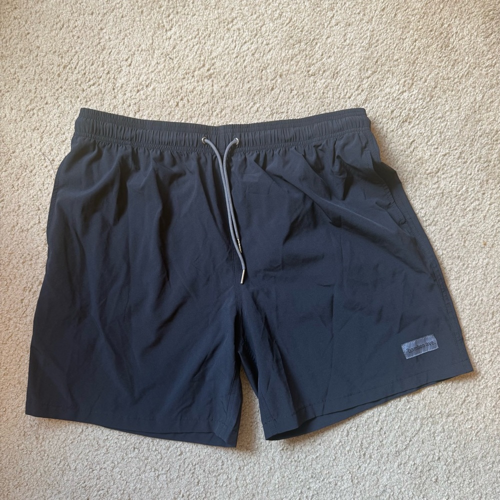 BAMBOO Ave Black Casual Shorts